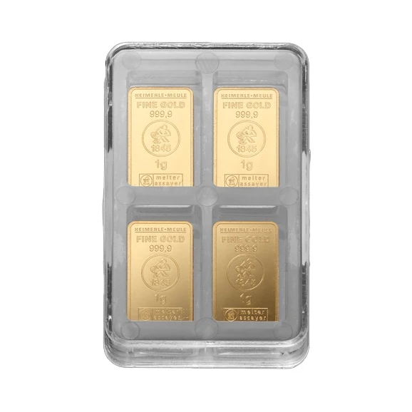 32 x 1 g Gold UnityBox XXS Heimerle und Meule 32 x 1 g Gold UnityBox XXS Heimerle und Meule