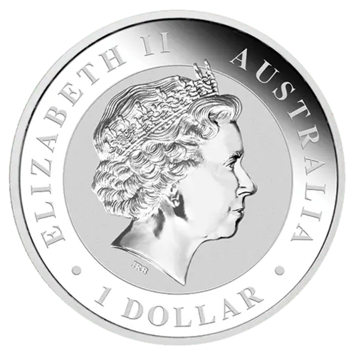 Rückseite der 1 Unze Silber Australian Koala 2014 von Hersteller Perth Mint