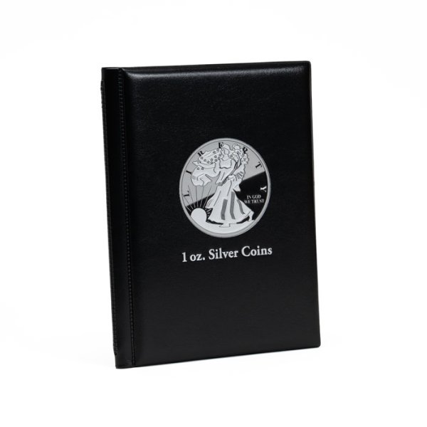 Luxus Münzenalbum Für 96 Münzen Bis 33 Mm – Schulz Album Mit Schutzklappen, 12,5 X 17 Cm