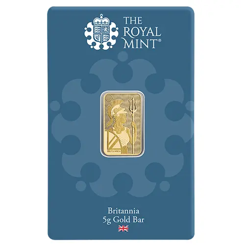 5 g Goldbarren Britannia Royal Mint NEU