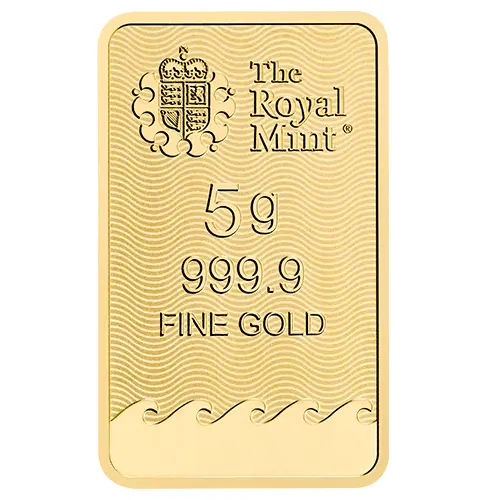 5 g Goldbarren Britannia Royal Mint NEU