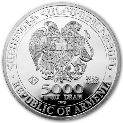 5 kg Silber Armenien Arche Noah 2023