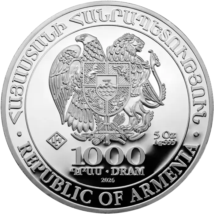 5 Unzen Silber Armenien Arche Noah 2026