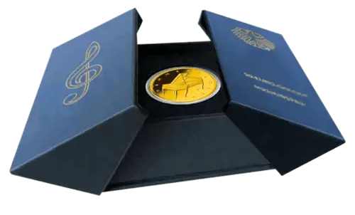50 euro hammer fluegel gold etui 2019