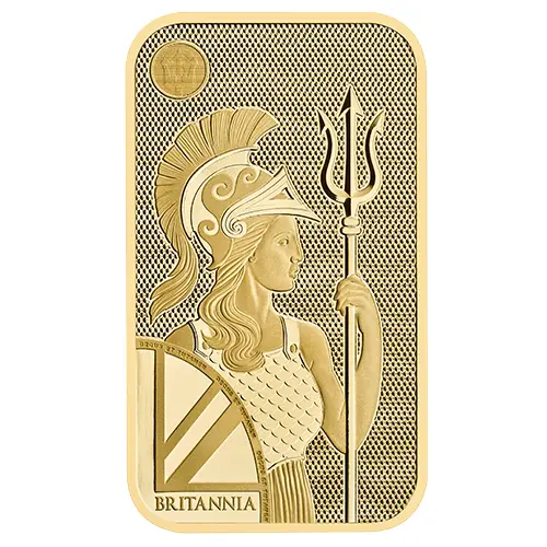 50 g Goldbarren Britannia Royal Mint NEU