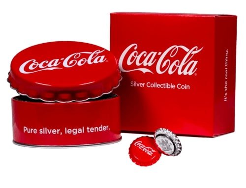 6 g Silbermünze Coca-Cola 2018 - Polierte Platte 