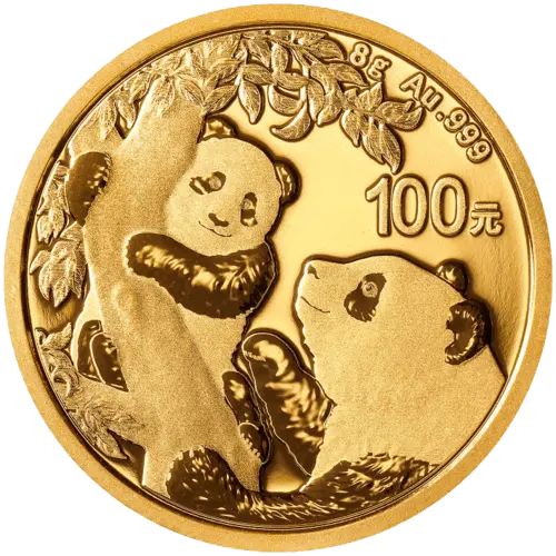 8g gold china panda 2021