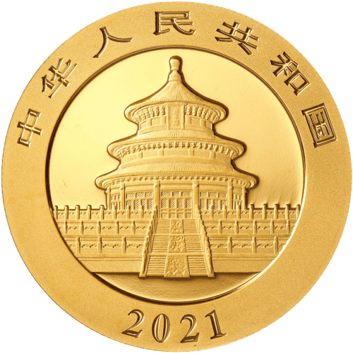 Gold China Panda 2021 Wert