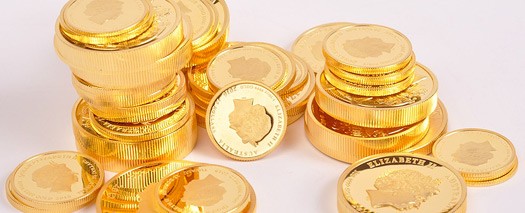 Anlagemünzen mit polierten Platten
