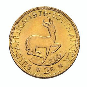 Rückseite  7,32 g Gold 2 Rand Südafrika diverse Jahrgänge 