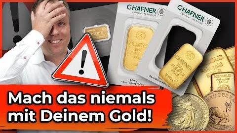 Was Sie niemals mit Ihrem Gold machen sollten! Was Sie niemals mit Ihrem Gold machen sollten!