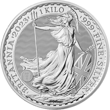 1 kg Silber Britannia 2023 Elizabeth II. 