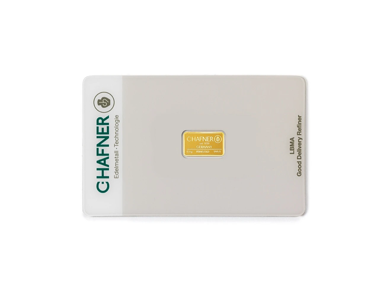 0,5 g Goldbarren C. Hafner 0,5 g Goldbarren C. Hafner