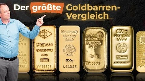 Der größte Goldbarren-Vergleich Der größte Goldbarren-Vergleich