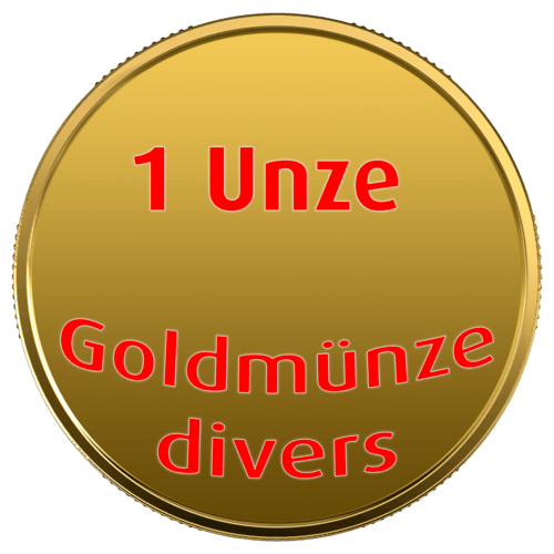 1 Unze Goldmünze divers