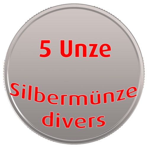 5 Unze Silbermünze divers