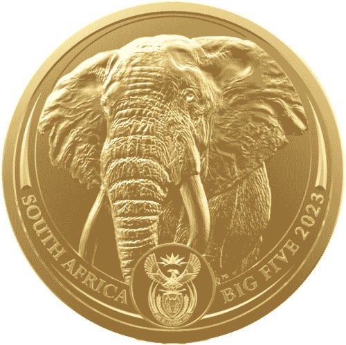 1 Unze Gold The Big Five Elefant 2023