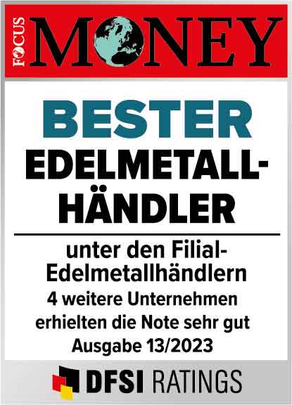Focus Money Bester Edelmetallhändler 2023