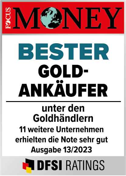 Bei uns sind Sie in guten Händen. FOCUS MONEY hat GoldSilberShop.de mehrfach als Besten Goldankäufer ausgezeichnet!