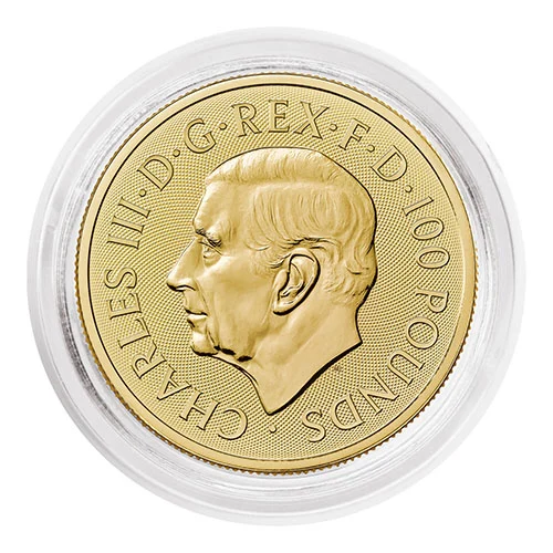1 Unze Gold UK St. Georg und der Drache 2025