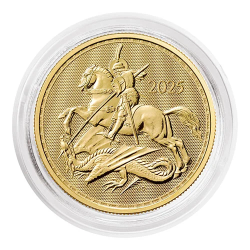 1 Unze Gold UK St. Georg und der Drache 2025