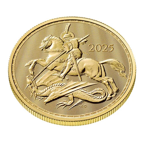 1 Unze Gold UK St. Georg und der Drache 2025