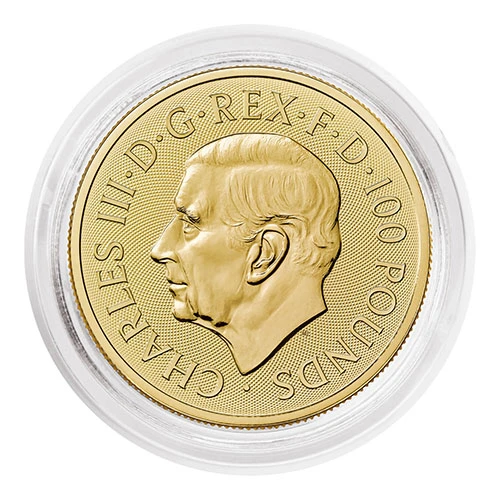 1 Unze Gold UK St. Georg und der Drache 2025