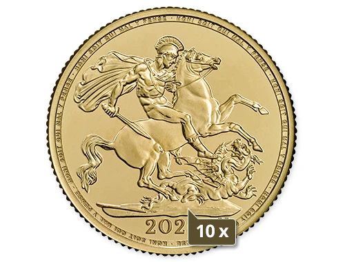 10 x 7,32 g Gold Full Sovereign 2026