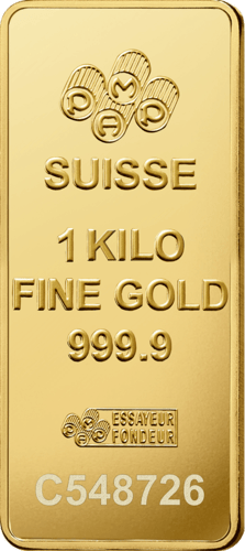 1 kg Goldbarren Pamp Suisse Lady Fortuna RS