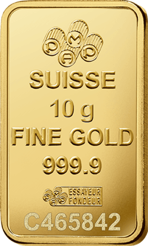 10 g Goldbarren Pamp Suisse Lady Fortuna RS