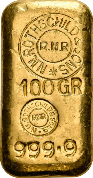 goldbarren 100 g rothschild