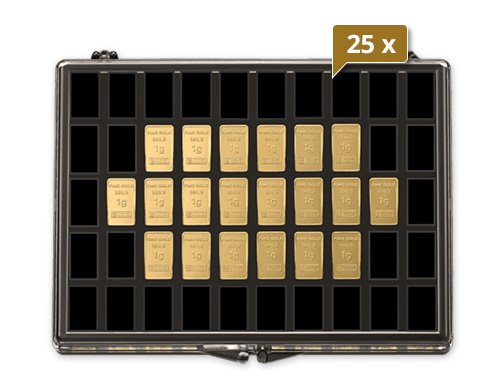 25 x 20 x 1 g Gold UnityBar Collection Heimerle und Meule