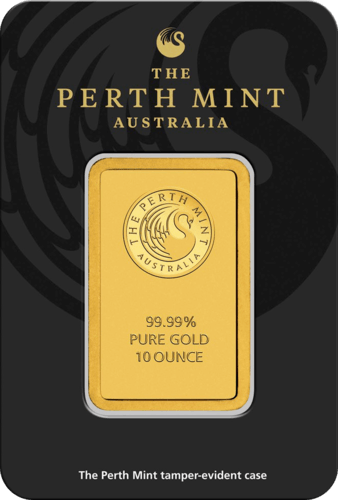 10 Unzen Goldbarren Perth Mint
