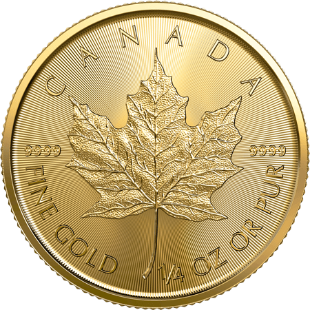 1/4 Unze Gold Maple Leaf 2023
