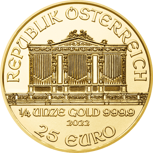 1/4 oz Gold Wiener Philharmoniker 2022 