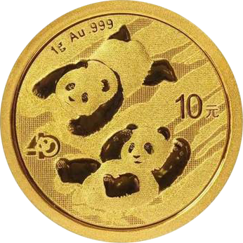 1 g Gold China Panda 2022