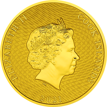 1 oz Gold Cook Island Bounty 2021 Wert
