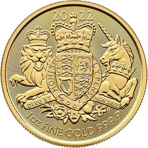 1 oz Gold 2022 Royal Arms