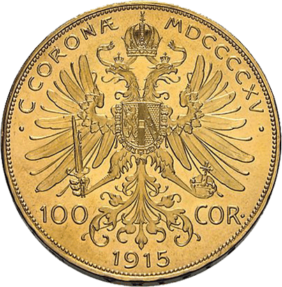 100 Crowns Gold Austria Value