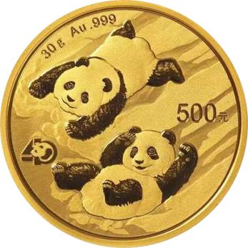 30 g Gold China Panda 2022