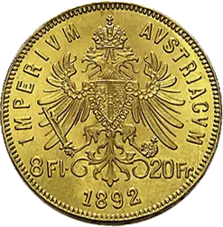 goldmuenze 8 florin oesterreich
