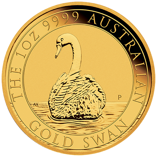 Australian Swan 2023 gold coin