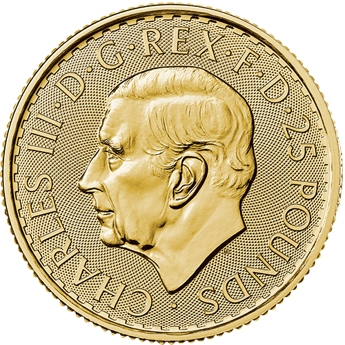 1/4 Unze Gold Britannia 2023 Charles III.
