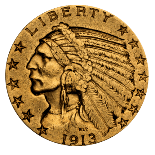 Indian Head USA 5 Dollar Goldmünze