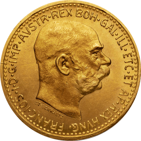 10 Kronen Gold Österreich Motiv
