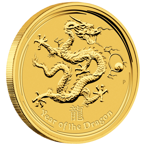 Vorderseite der Goldmünze 1 Unze Australien Lunar | Vorderseite 1 Unze Goldmünze  Australien Lunar von The Perth Mint Australia