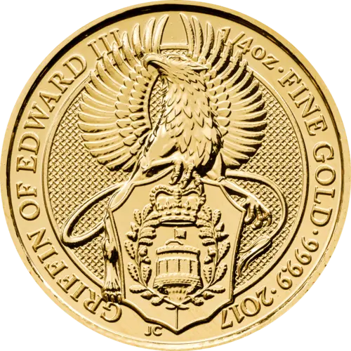 goldmuenzen queens_beasts_griffin 1_4oz rs