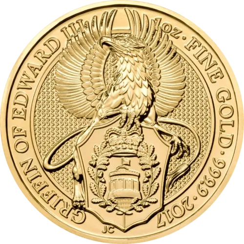 goldmuenzen queens_beasts_griffin 1oz rs