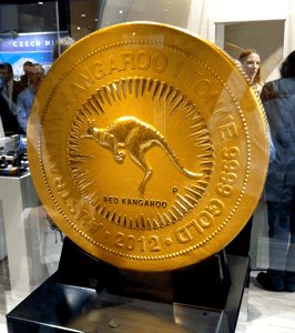 Kangaroo gold coin