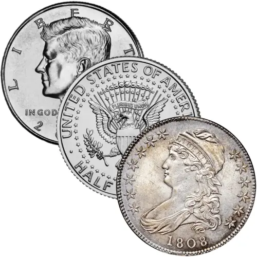 Halber Dollar diverse Jahrgänge (differenzbesteuert)